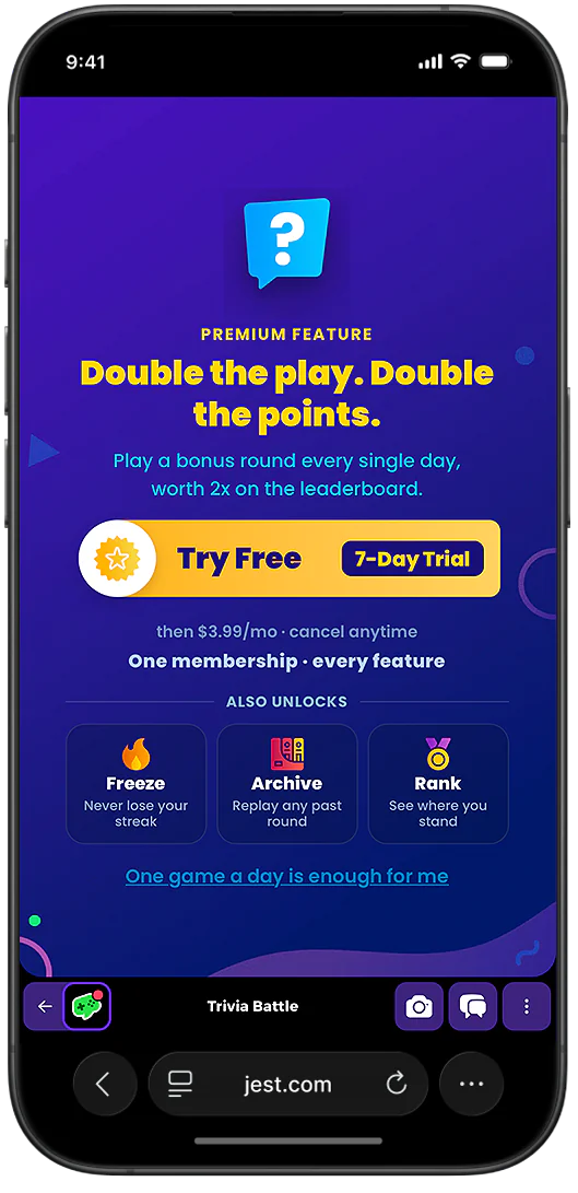 Subscription offer