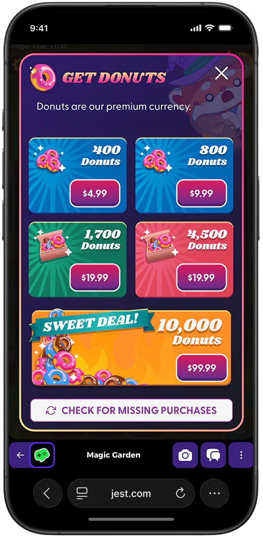 Premium currency bundles